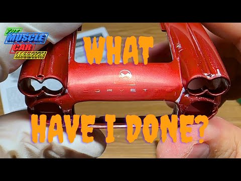 Видео: Неудачная покраска и полировка Chevrolet Corvette 1962 года от Revell
