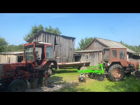 Видео: Один Т25 в ремонті, а другий в роботі!!! дискова BOMET 1 5м!!!