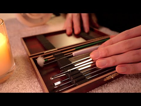 Видео: [ASMR]1 час китайской чистки ушей для сна - 1 Hour Chinese Ear Cleaning for Sleep(No talking)