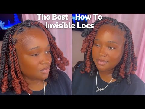 Видео: ЛУЧШИЙ #1 - Invisible Loc - Невидимый локоть с косой и челкой Marley Twist - Урок