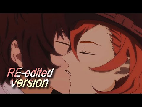 Видео: Дазай х Чуя 💖 Поцелуй (отредактировано) 💖 BSD