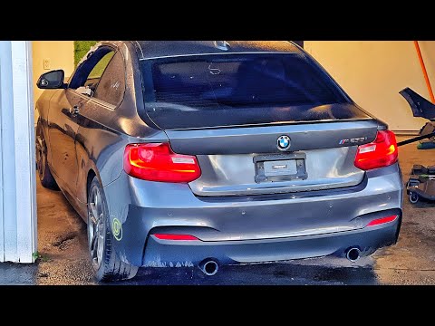 Видео: BMW M235i с Аукциона Copart - Заведется?