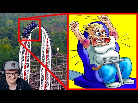 Видео: Опасные Аттракционы, Которые Пришлось Закрыть ► ВТФАКТ Часть 2 | Реакция