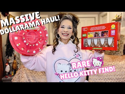 Видео: Ого! Огромная добыча DollarArama 2025! Я нашёл редкую вещь Hello Kitty!