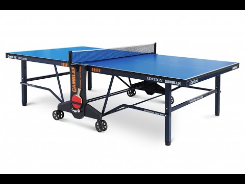 Видео: Как собрать теннисный стол Gambler Edition?