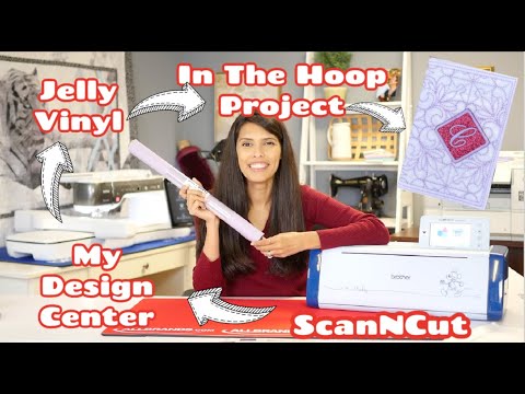 Видео: Проект «Желейный винил в обруче» с использованием ScanNCut и моего дизайн-центра: AllBrands After...