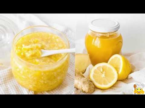 Видео: Рецепт имбиря с медом и лимоном от простуды