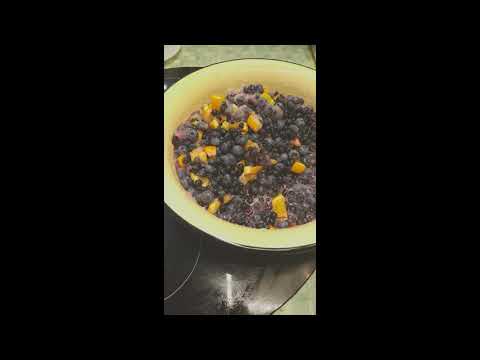 Видео: Варенье черника с апельсином