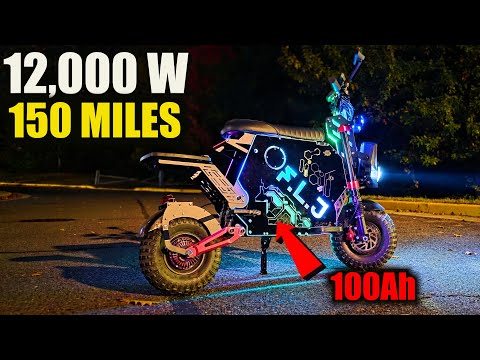 Видео: Самый большой в мире карманный электровелосипед с аккумулятором: обзор электроскутера/электромопе...