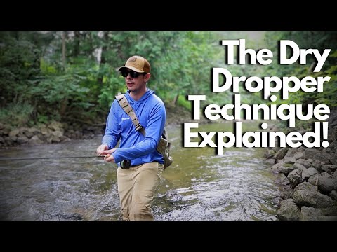 Видео: Как настроить и ловить рыбу нахлыстом с помощью сухой капельницы