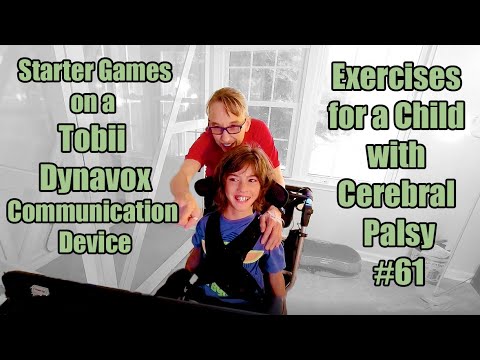 Видео: # 61 Начиная с Tobii Dynavox-: упражнения для ребенка с церебральным параличом