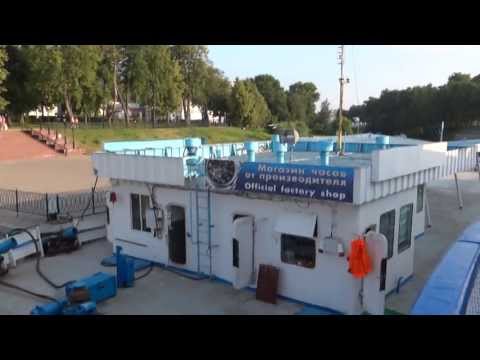 Видео: Отход теплохода "Александр Свирский " из Углича.