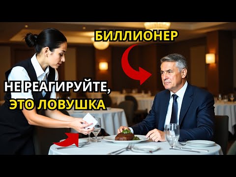 Видео: Гендиректор под прикрытием заказывает стейк — официантка передаёт записку, и всё меняется