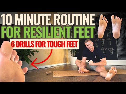 Видео: 10-минутная тренировка для повышения упругости стоп | 6 основных упражнений