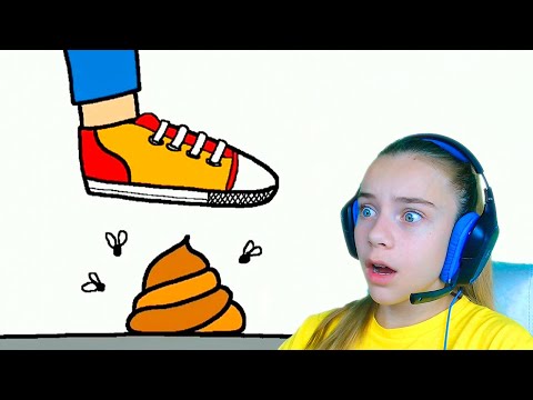 Видео: ПРОСТО ДОРИСУЙ ТО, ЧЕГО НЕ ХВАТАЕТ Этот ролик могут забанить? Just Draw