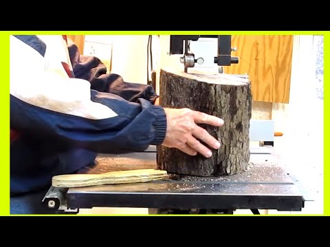 Видео: Использование ленточной пилы для токарной обработки древесины, часть 2 из 2