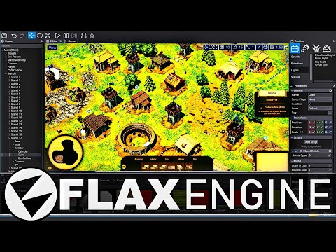 Видео: Flax Engine 1.11 — это инди-движок Unreal!