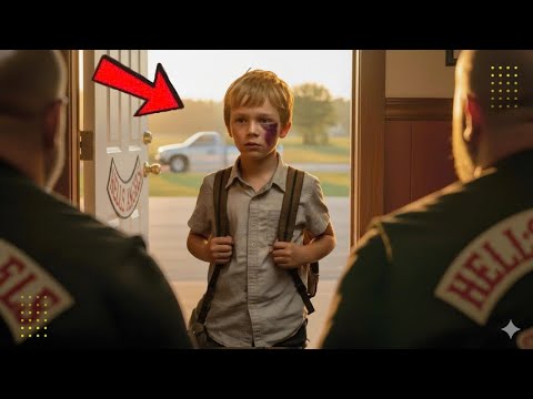 Видео: Мальчик с синяком умолял байкеров: «Будь моим папой» — и в школу приехали 32! 😳🔥🏍️