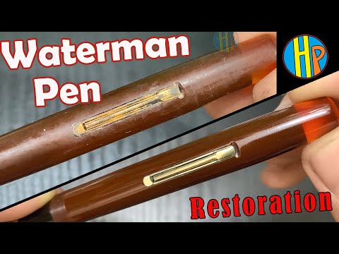 Видео: Ремонт ручки Ватерман - Waterman Hundred Year Pen