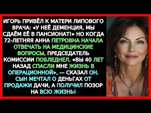 Видео: Жадный сын привёл к матери липового врача  Он не знал, кто она на самом деле