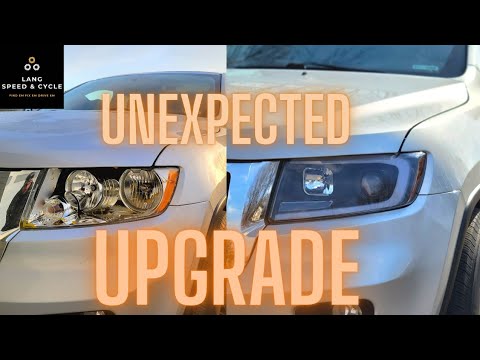 Видео: Jeep Grand Cherokee 2011-2013: Масштабное обновление фар! Проекционные фары Spyder!!!