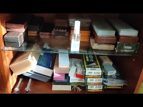 Видео: Камни для заточки ножниц, ножей, опасных бритв
