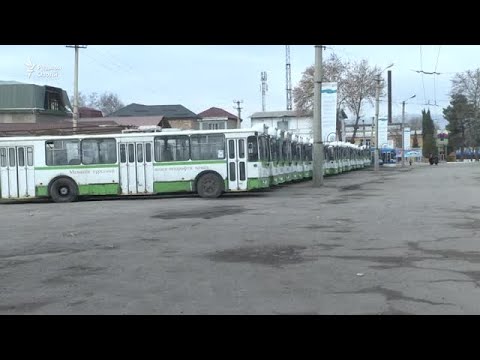 Видео: Ронандаҳои троллейбус дар Душанбе аз кам шудани маош шикоят карданд