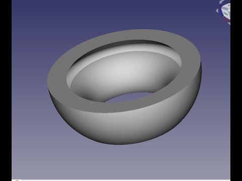 Видео: FreeCad Гладкая STL