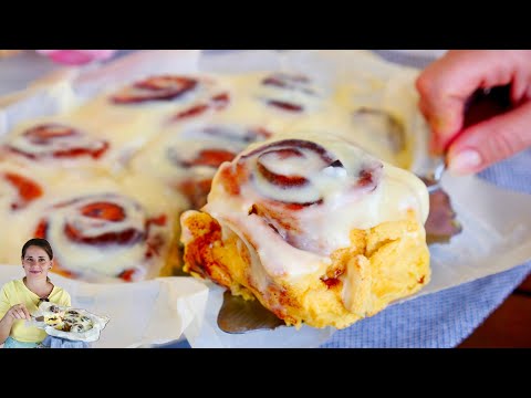 Видео: Булочки с Корицей (Синнабоны) Пошаговый Рецепт | Cinnamon rolls