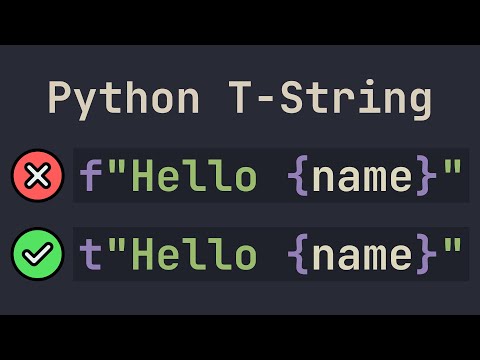 Видео: Python 3.14: Все НОВЫЕ фишки T-String