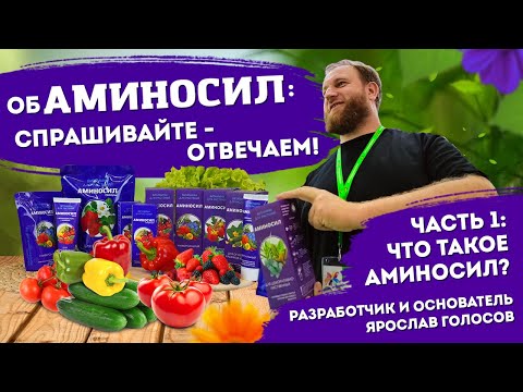 Видео: Что такое Аминосил? - Отвечает на вопросы разработчик, основатель Ярослав Голосов. Часть 1.