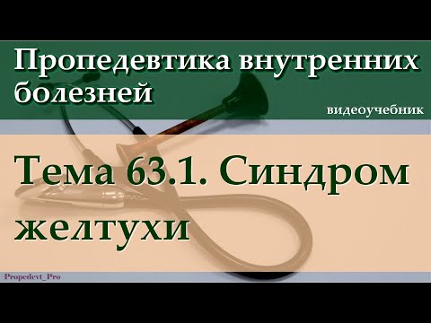 Видео: Тема 63.1. Синдром желтухи.
