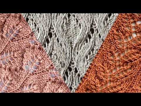 Видео: #узорыспицами, #вязание, Потрясающие узоры вязания спицами. Amazing knitting patterns for everyone.