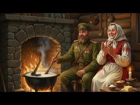 Видео: Сказка "Каша из топора" |  аудиосказка