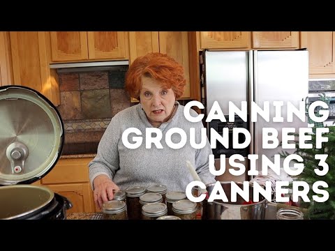 Видео: Консервирование говяжьего фарша с использованием 3 автоклавов