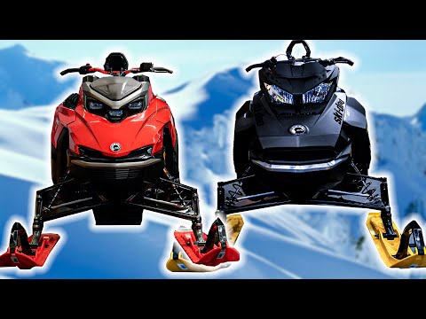 Видео: Новые ГОРНЫЕ снегоходы BRP SKI-DOO и LYNX 2023