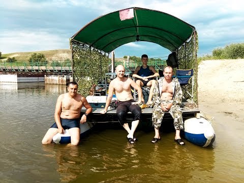 Видео: Сплав на плоту р. Хопер 2018 г. День первый.