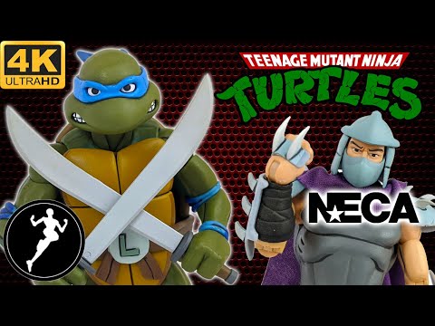 Видео: Обзор фигурки Черепашки Ниндзя/TMNT(Neca). Леонардо и Шреддер.