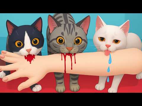 Видео: Тяжело было жить с шумными кошками - Cat  Cafe VR