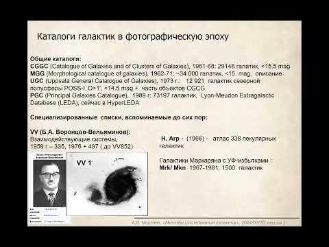 Видео: Методы исследования галактик. Лекция 2. (Алексей Моисеев)