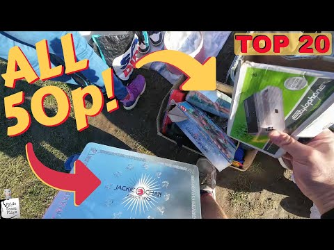 Видео: 20 лучших продаж автомобильных багажников — № 11 — Калвертон — #carbootsale #bootsale #ebayseller