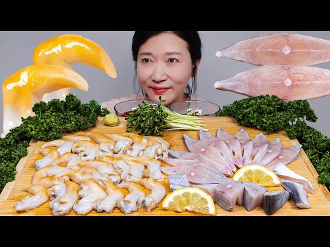 Видео: Желтый моллюск и МАСЛЯНАЯ РЫБА АСМР МУКБАНГ ЗВУКИ ПОЕДАНИЯ  | ПОЕДАНИЕ ШОУ