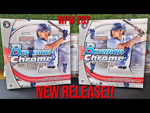 Видео: АВТОМОБИЛЬ В КАЖДОЙ КОРОБКЕ?! 🤯🔥 | Мегабоксы Bowman Chrome Baseball 2025 ($50) | Раунд WPW 287