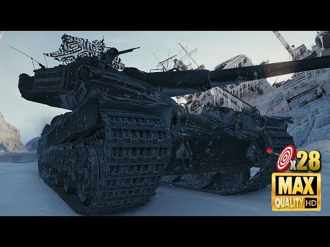 Видео: АМХ 50 В: Очень хорошо играется на Glacier - World of Tanks