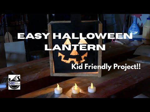 Видео: Простой фонарь на Хэллоуин, который понравится детям