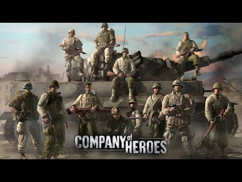Видео: Сюжет "Company of Heroes" Американская компания (Высадка в Нормандии)  ИГРОФИЛЬМ
