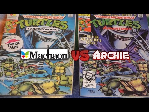 Видео: TMNT Комиксы из 90ых - ¨МАХАОН¨ vs ¨Archie¨ - Черепашки ниндзя