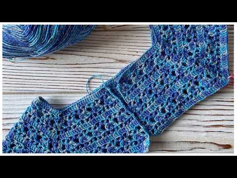 Видео: Простой способ РАСЧЕТА ПЕТЕЛЬ ДЛЯ РЕГЛАНА СВЕРХУ КРЮЧКОМ! Легко, понятно и быстро! CROCHET