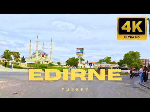 Видео: На автомобиле в Эдирне, Турция 🇹🇷 Живописная экскурсия по городу в 4K 🚗