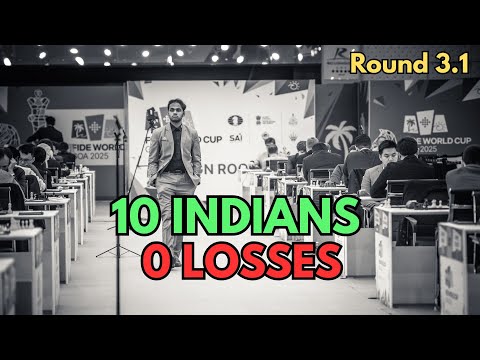 Видео: Ни один из 10 индийцев сегодня не проиграл | Итоги 3.1 | Кубок мира ФИДЕ 2025 | с участием Сагара...